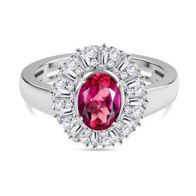 Labor roter Beryll und Zirkon-Ring - 2,22 ct.