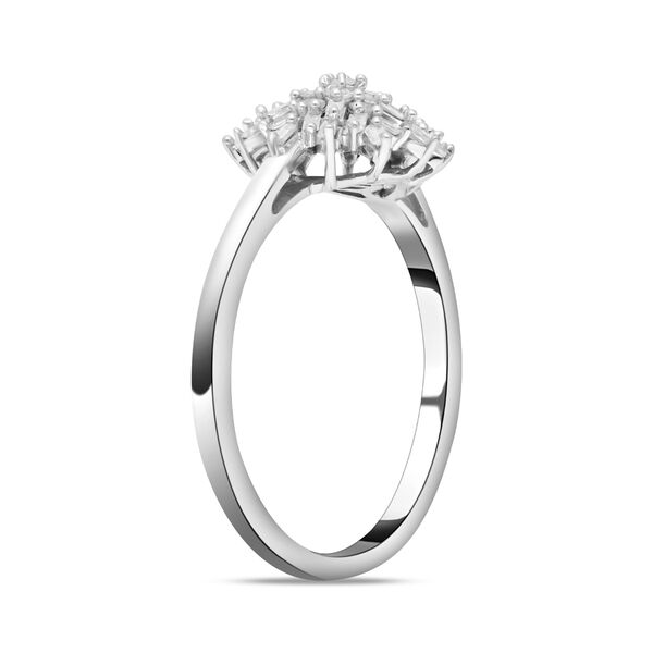 Schneeflocke Diamant Ring- 0,50 ct. image number 4