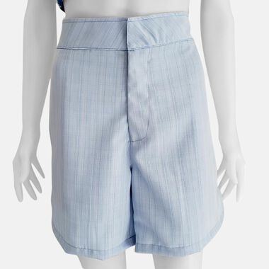 Unifarbene Shorts für Frauen, Hellblau, Größe 40