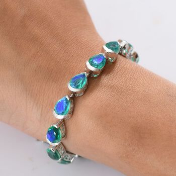 D'Joy Pfau Triplett Quarz 19cm Armband - 29,89 ct.