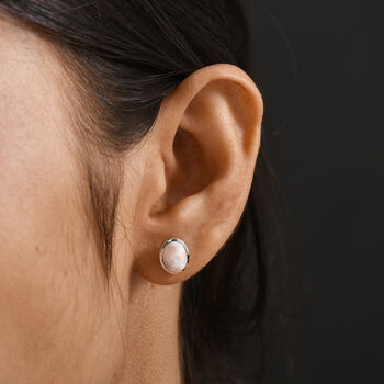 Djoy AA Natrolith Ohrringe 925 Silber rhodiniert ca. 2,44 ct.