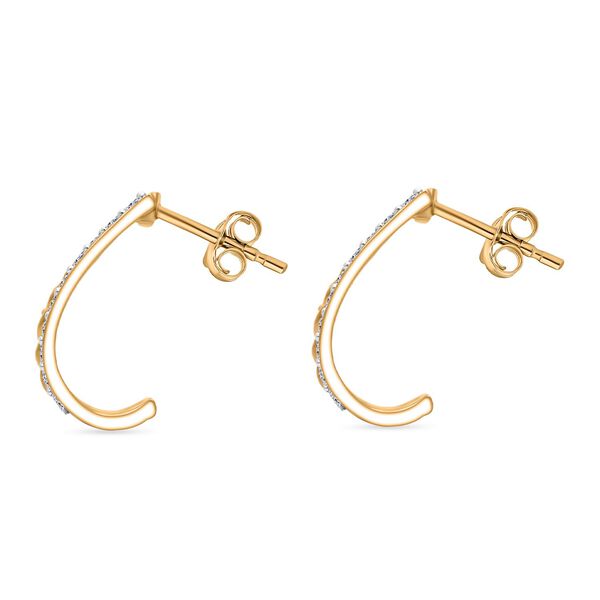 LUXURIANT DIAMOND - Lab Grown Diamant SI-GH Ohrringe 925 Silber 750 Gelbgold Vermeil ca. 1.00 ct image number 3