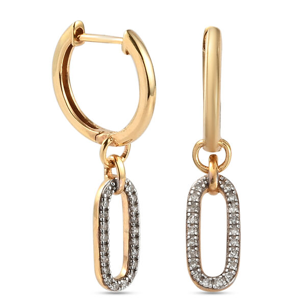 Diamant-Ohrh&auml;nger in Silber image number 4