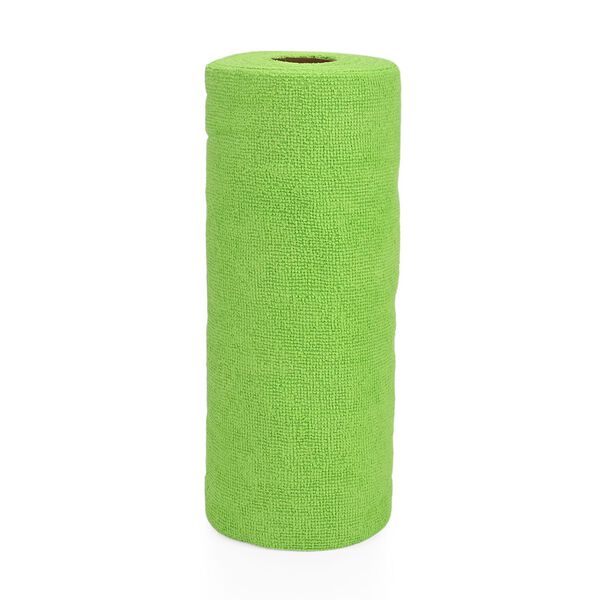 Wiederverwendbare Abrei&szlig;-Mikrofaser Reinigungstuchrolle, 30 T&uuml;cher/Rolle, gr&uuml;n image number 5