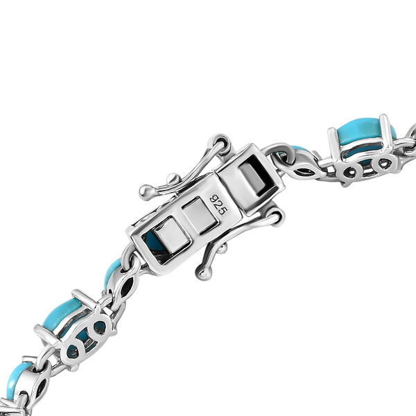 Amerikanisches, natürliches Sleeping Beauty Türkis-Armband, 19 cm - 9,92 ct. image number 4