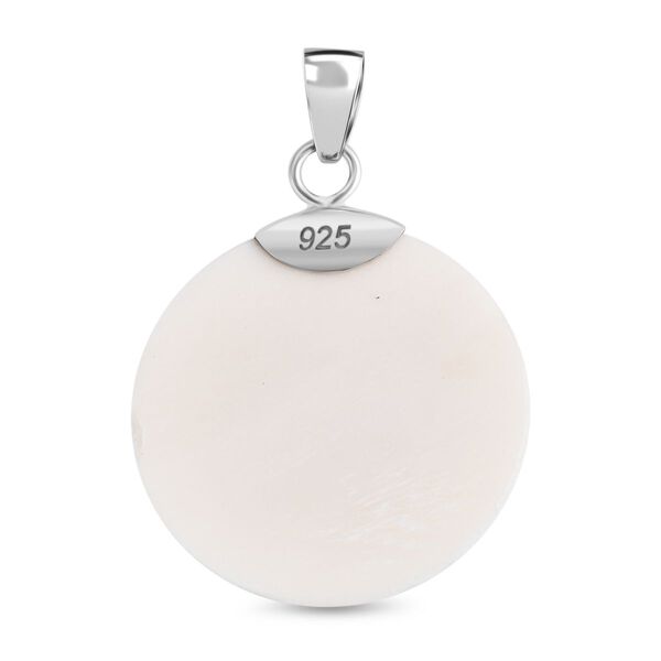 Royal Bali - Ox Bone Rangda-Motiv Anhänger 925 Silber ca. 24.70 ct image number 4