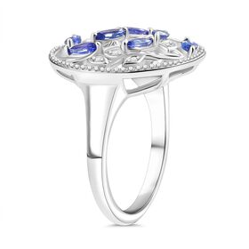 D'Joy Tansanit und Zirkon Ring - 0,86 ct.