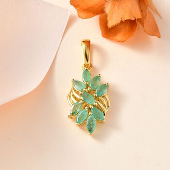 Kagem sambischer Smaragd-Anh&auml;nger - 1,16 ct.