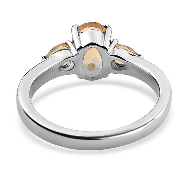 Citrin Ring, Edelstahl (Gr&ouml;&szlig;e 16.00) ca. 1,12 ct image number 6