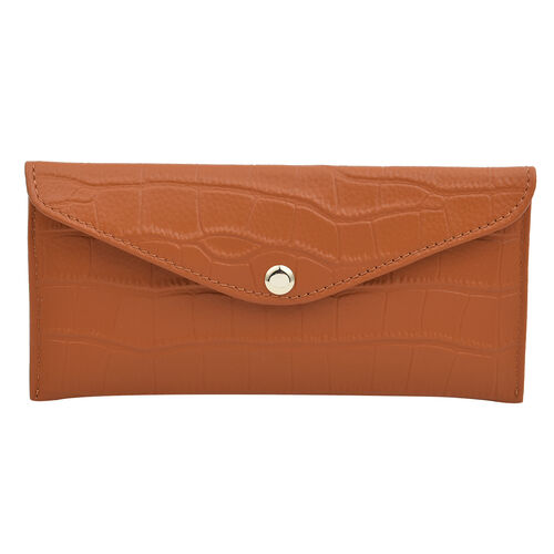 CLOSE OUT: Echtleder Brieftasche, Braun image number 0