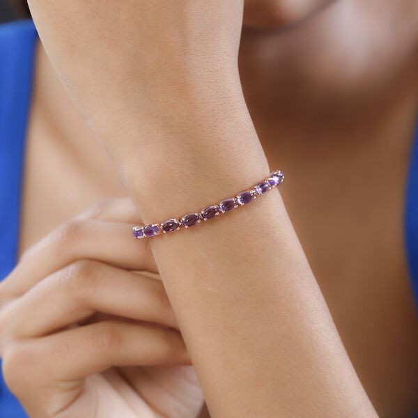 AA Rose De France Amethyst Armband, 20 cm - 17,49 ct. image number 3