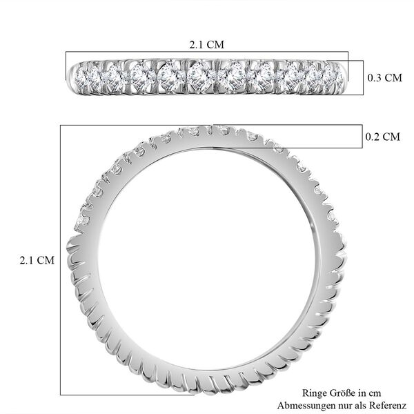 Moissanit Ring, ca. 0,36 ct image number 7