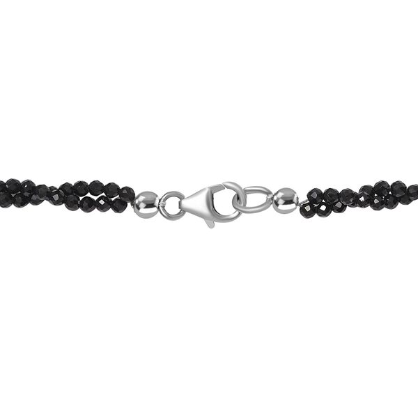 Labradorit und schwarze Spinell-Elefant-Halskette, 50 cm - 115 ct. image number 5