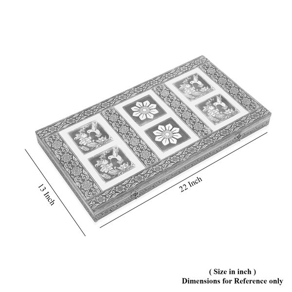 Schmuckaufbewahrungsbox im Vintage-Look, Kolibri-Prägung image number 8