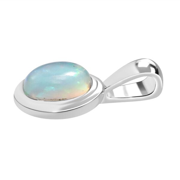 AA Nat&uuml;rliches, &auml;thiopisches Welo Opal Schmuckset, 925 Silber rhodiniert - 1,61 ct. image number 9