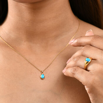 AA Sleeping Beauty T&uuml;rkis Schmuckset - 1,89 ct.