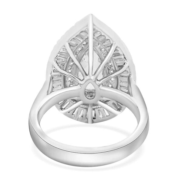 Chairman's Vault Collection - zertifiziert und geprüft RHAPSODY AAAA Paraiba Turmalin und VS-EF Diamant Ring in 950 Platin - 3,20 ct. image number 3