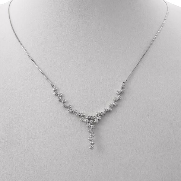LUXURIANT SI-GH Labor Diamant Halskette, 45 cm - 1,48 ct. image number 2