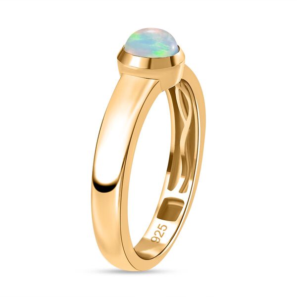 AA &auml;thiopisches Welo Opal-Schmuckset, 925 Silber mit Gelbgold Vermeil - 1,02 ct. image number 6