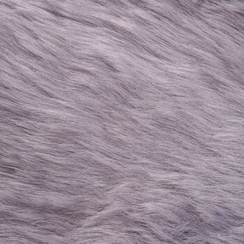 Kunstfell Teppich, hellgrau