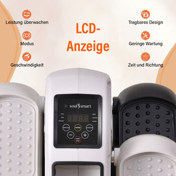SOULSMART elektrischer Stepper, wei&szlig;