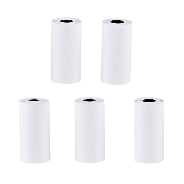 5er-Set Fotopapier für Sofortbildkameras, 5,7x3cm, Weiß image number 0