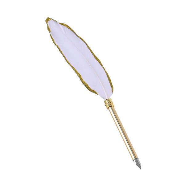 Vintage Kalligraphie-Schreibstift mit Tinte und Geschenkbox, Weiß image number 7