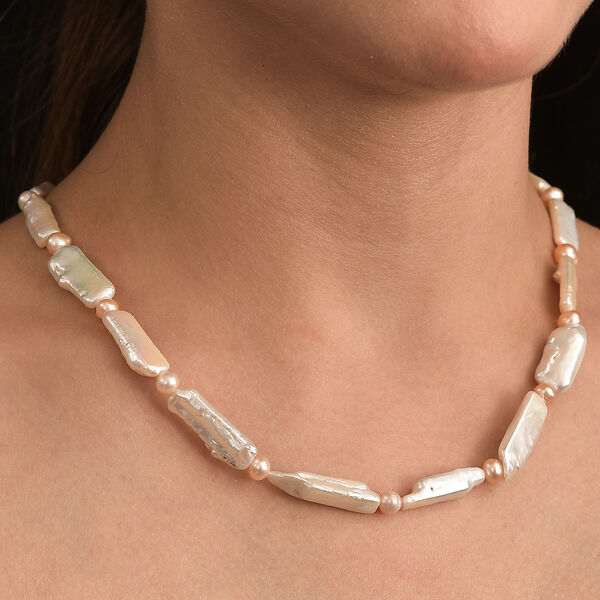 AA S&uuml;&szlig;wasser Perle Halskette, 45+5cm image number 3