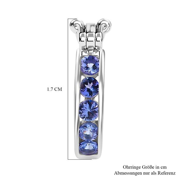 AA Tansanit Creolen - 0,95 ct image number 5