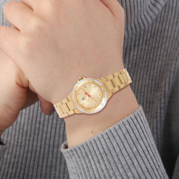 William Hunt - Moissanit-Akzent-Uhr mit japanischem Miyota-Uhrwerk - 0,20 ct. image number 3