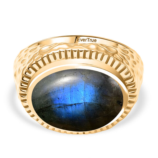 EVER TRUE AAA Labradorit Ring Nickelfreies Messing (Gr&ouml;&szlig;e 19.00) ca. 9,34 ct image number 0