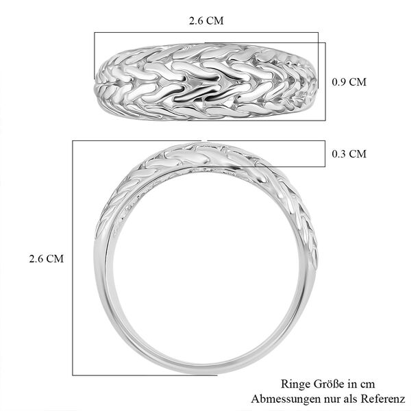 Royal Bali - Tulang Naga Ring, 925 Silber, (Größe 17.00) ca. 4,60g image number 5