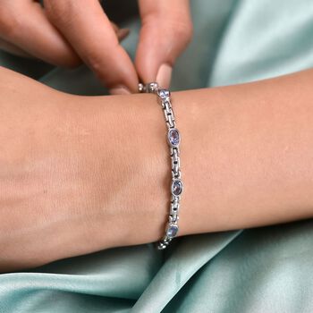 Tansanit Armband, 18cm - 2,68 ct.