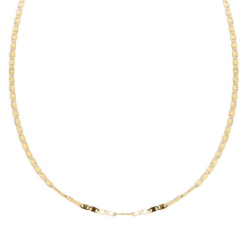Italienische Valentino-Kette, 925 Silber vergoldet, ca. 50 cm image number 0
