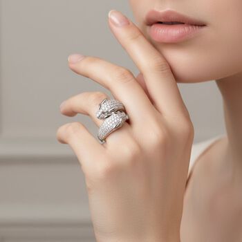 LUSTRO STELLA wei&szlig;er Zirkonia Ring