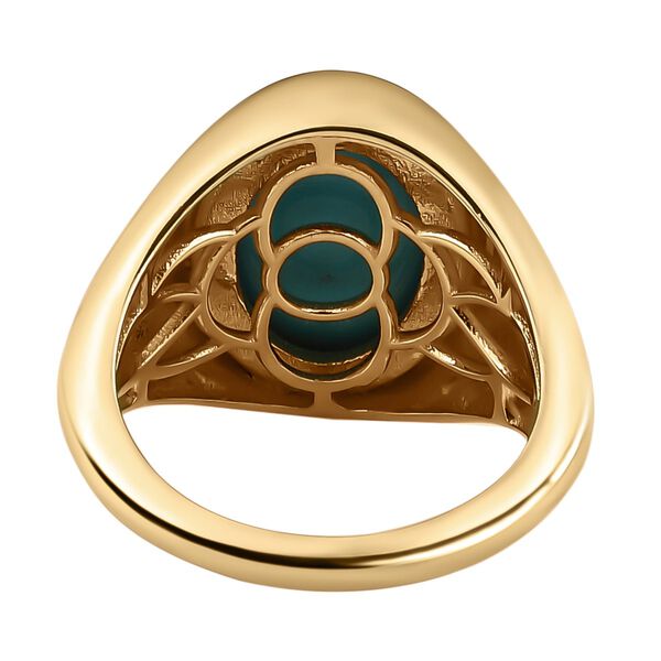 Amerikanischer, nat&uuml;rlicher Sleeping Beauty T&uuml;rkis-Ring - 5,26 ct. image number 6