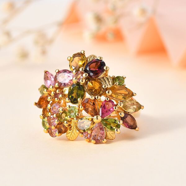 AA Multi-Turmalin Ring - 4,97 ct. image number 2