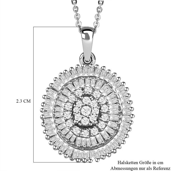 Diamant Anh&auml;nger mit 50cm Kette - 0,50 ct. image number 6