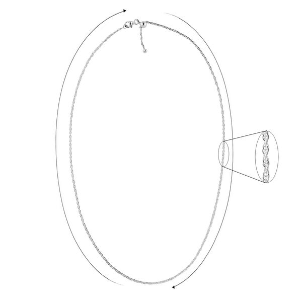 Belcher Kette in 925 Silber, 50cm image number 6