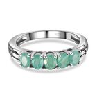 Grandidierit-Ring, 925 Silber platiniert (Größe 16.00) ca. 0,83 ct