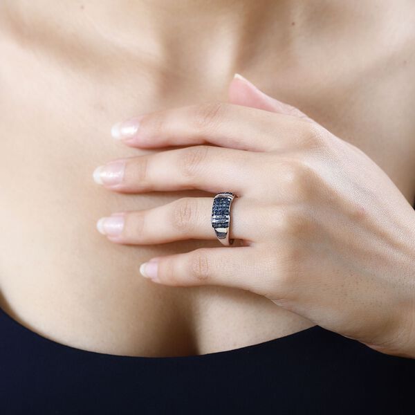 Blauer Diamant-Ring - 0,50 ct. image number 3