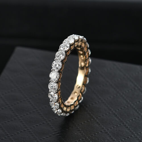 Lab Grown Diamant SI Ring 375 Gelb Gold (Größe 19.00) ca. 2.35 ct image number 1