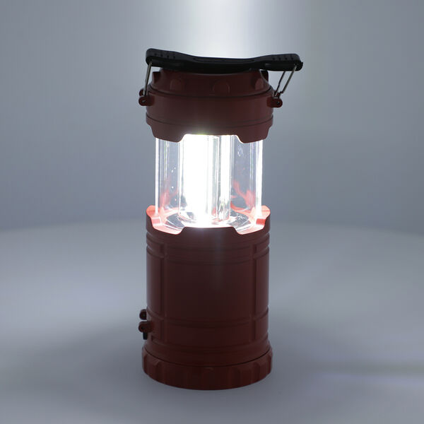 3 in 1 Flammenlaterne mit wei&szlig;em LED-Licht, Flammenlicht und Taschenlampe, rot image number 2