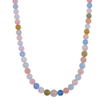 Mehrfarbige Beryll-Halskette, 50 cm - 320 ct.