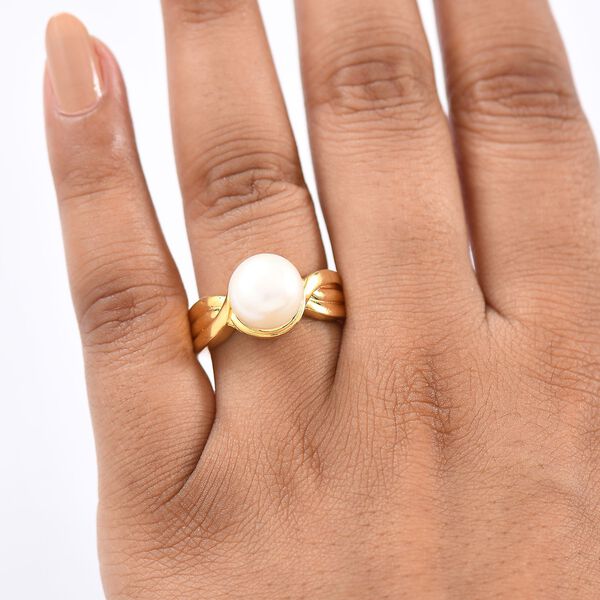 EVER TRUE S&uuml;&szlig;wasser Perle (8-8.4 mm) Ring Nickelfreies Messing image number 3