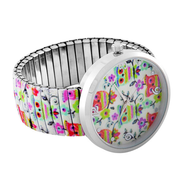 STRADA Armbanduhr &ndash; Eulen-Design, Japanisches Uhrwerk, Wasserresistent image number 6