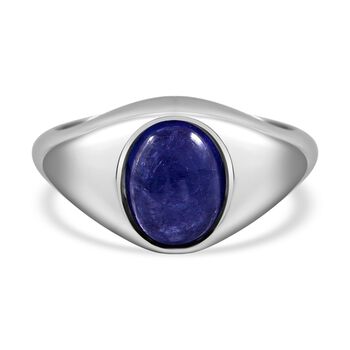 AA Tansanit Ring, 925 Silber rhodiniert, (Gr&ouml;&szlig;e 16.00), ca. 2.50 ct