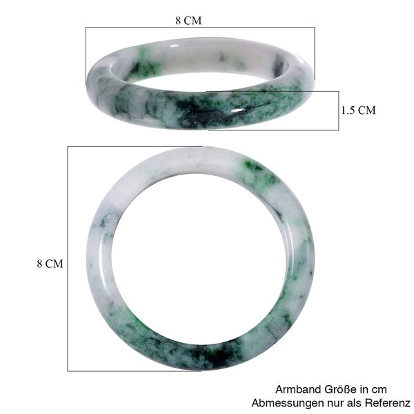 Natürlicher Jade Armreif, 7,5 cm - 350 ct. image number 3