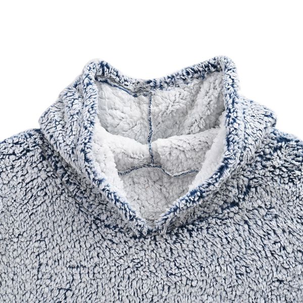 Kuscheliger Sherpa-Hoodie, Einheitsgröße, dunkelblau image number 3