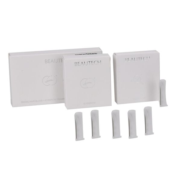 6er-Set Gesichtshaarrasierer und Augenbrauenkonturierer, weiß image number 7